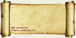 Tatjana Stanimirović vizit kartica